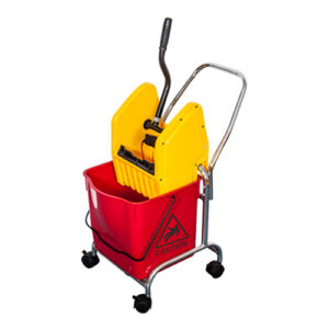 Down-press Single Mop Wringer Trolley