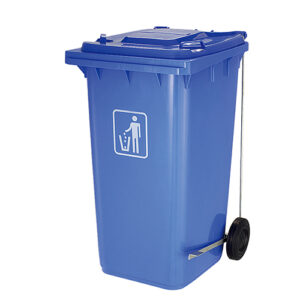 240L Foot-pedal Side-wheel Garbage Bin
