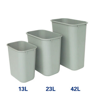 Large/medium/small plastic square plastic dustbin